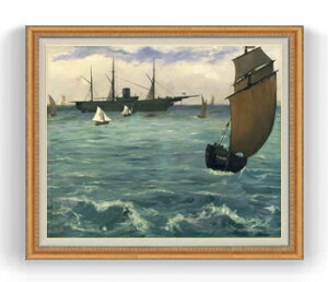 yG MdグzGhDA[E}l The Kearsarge at Boulogne F30TCY y Y CeAzG ̔ 30 傫ȊGTCY z i z 1070×887mm  