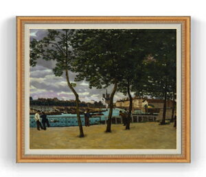 yG MdグzM} View of the Seine, Paris F30TCY y Y CeAzG ̔ 30 傫ȊGTCY z i z 1070×887mm  