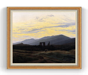 yG Mdグzt[hq Ruin of Eldena in the Giant Mountains F30TCY y Y CeAzG ̔ 30 傫ȊGTCY z i z 1070×887mm  