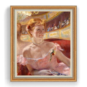 yG MdグzA[EJTbg Woman with a Pearl Necklace in a Loge F30TCY y Y CeAzG ̔ 30 傫ȊGTCY z l z 1070×887mm  