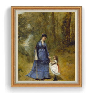 yG MdグzR[ Madame Stumpf and Her Daughter F30TCY y Y CeAzG ̔ 30 傫ȊGTCY z i z 1070×887mm  