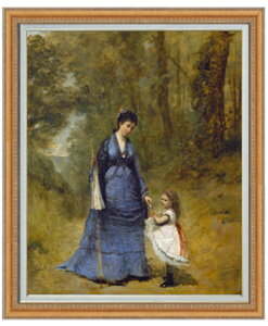 yG MdグzR[ Madame Stumpf and Her Daughter F30 y Y CeAzG ̔ 30 傫ȊGTCY z l z 1070×887mm  