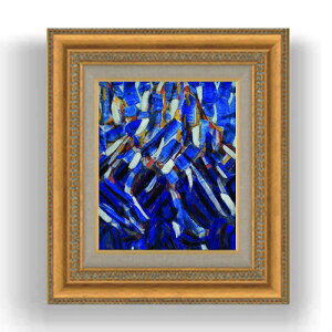 yG MdグzNXeBAE[tX Abstraction (the Blue Mountain) F3TCY z GMdl 422×370mm zKX b G A[g CeA Ǌ|