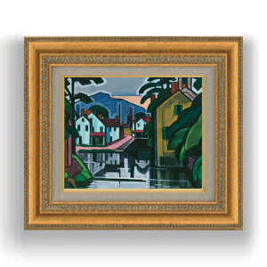 yG Mdグzu[}i[ Old Canal Port F3TCY z GMdl 422×370mm zKX b G A[g CeA Ǌ|