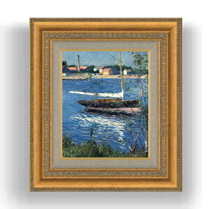 yG MdグzJC{bg Boat Moored on the Seine at Argenteuil F3TCY z GMdl 422×370mm zKX b G A[g CeA Ǌ|