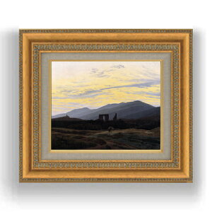 �y���G ���M�d�グ�z�t���[�h���q Ruin of Eldena in the Giant Mountains F3�T�C�Y �z���� ���G���M�d�l�� 422×370mm �z���K���X�� �b �G�� �A�[�g �C���e���A �Ǌ|��������