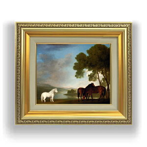 yG MdグzX^bvX Two Bay Mares And A Grey Pony F3TCY z GMdl 418×366mm zKX b G A[g CeA Ǌ|