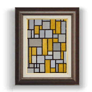 yG Mdグzs[gEhA Composition with Grid #1 F4 yzz G ̔ 4  ۉ 461×370mm   v[g Mtg JXj JƏj ސEj Vzj 