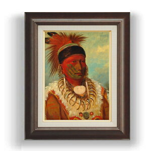 yG MdグzJg The White Cloud, Head Chief of the Iowas F4 yzz G ̔ 4  l 461×370mm   v[g Mtg JXj JƏj ސEj Vzj r