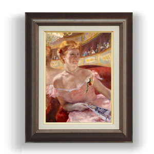 yG MdグzA[EJTbg Woman with a Pearl Necklace in a Loge F4 yzz G ̔ 4  l 461×370mm   v[g Mtg JXj JƏj ސEj Vz
