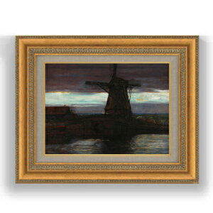 yG Mdグzs[gEhA Stammer Mill with Streaked Sky F4 yzz G ̔ 4  ۉ 481×391mm   v[g Mtg JXj JƏj ސEj Vzj