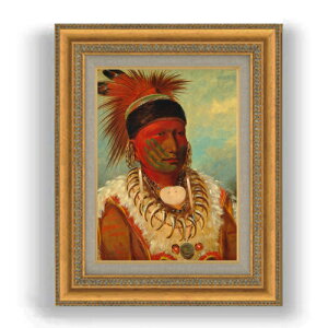 yG MdグzJg The White Cloud, Head Chief of the Iowas F4 yzz G ̔ 4  l 481×391mm   v[g Mtg JXj JƏj ސEj Vzj r