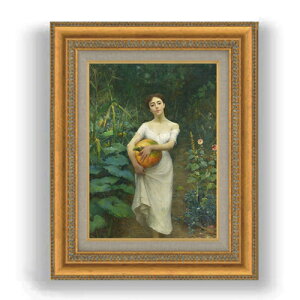 yG Mdグzt@EXg]i Young Girl Carrying a Pumpkin F4 yzz G ̔ 4  l 481×391mm   v[g Mtg JXj JƏj ސEj Vzj r