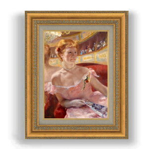 yG MdグzA[EJTbg Woman with a Pearl Necklace in a Loge F4 yzz G ̔ 4  l 481×391mm   v[g Mtg JXj JƏj ސEj Vz