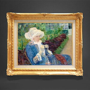 yG MdグzA[EJTbg Lydia Crocheting in the Garden at Marly F6 yzz G ̔ 6  l 552×461mm   v[g Mtg JXj JƏj ސEj Vz