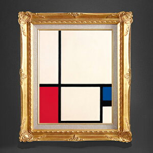 yG Mdグzs[gEhA Composition in Colours Composition No.1 with Red and Blue F6 yzz G ̔ 6  ۉ 552×461mm  