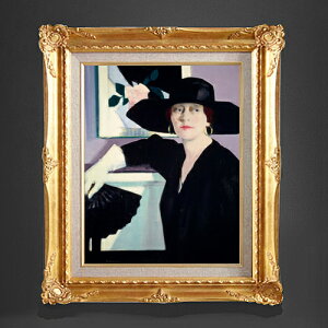 yG MdグztVXEJf Portrait of a Lady in Black F6 yzz G ̔ 6  ۉ 552×461mm   v[g Mtg JXj JƏj ސEj Vzj 