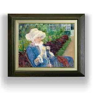 yG MdグzA[EJTbg Lydia Crocheting in the Garden at Marly F6 yzz G ̔ 6  l 556×465mm   v[g Mtg JXj JƏj ސEj Vz