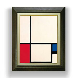 yG Mdグzs[gEhA Composition in Colours Composition No.1 with Red and Blue F6 yzz G ̔ 6  ۉ 556×465mm  