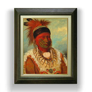 yG MdグzJg The White Cloud, Head Chief of the Iowas F6 yzz G ̔ 6  l 556×465mm   v[g Mtg JXj JƏj ސEj Vzj r