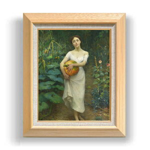 yG Mdグzt@EXg]i Young Girl Carrying a Pumpkin F6 yzz G ̔ 6  l 556×465mm   v[g Mtg JXj JƏj ސEj Vzj r