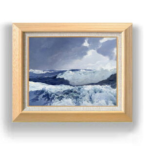 【油絵 直筆仕上げ】フレデリック・ジャッド・ウォー Mid Ocean F6 【額入り】 絵画 販売 6号 油彩 風景画 556×465mm 複製画 送料無料 プレゼント ギフト 開店祝い 開業祝い 退職祝い 新築祝い リ