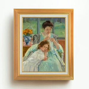 yG MdグzA[EJTbg Young Mother Sewing F6 yAbvO[hzz G ̔ 6  l 558×467mm   v[g Mtg JXj JƏj ސEj Vzj