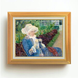 yG MdグzA[EJTbg Lydia Crocheting in the Garden at Marly F6 yAbvO[hzz G ̔ 6  l 558×467mm   v[g Mtg JXj JƏj 