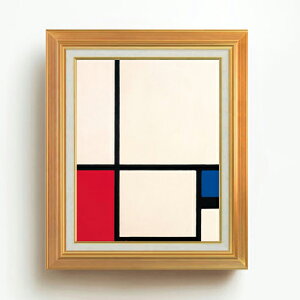 yG Mdグzs[gEhA Composition in Colours Composition No.1 with Red and Blue F6 yAbvO[hzz G ̔ 6  ۉ 558×467mm  