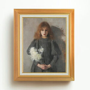 yG Mdグz{YiXJ Girl with Chrysanthemums F6 yAbvO[hzz G ̔ 6  l 558×467mm   v[g Mtg JXj JƏj ސEj Vzj 