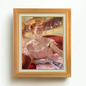 yG MdグzA[EJTbg Woman with a Pearl Necklace in a Loge F6 yAbvO[hzz G ̔ 6  l 558×467mm   v[g Mtg JXj JƏj ސE