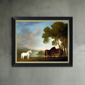 yG MdグzX^bvX Two Bay Mares And A Grey Pony F6 yVvt[z G ̔ 6  i 440×348mm   v[g Mtg JXj JƏj ސEj Vzj 