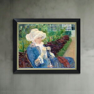 yG MdグzA[EJTbg Lydia Crocheting in the Garden at Marly F6 yVvt[z G ̔ 6  l 440×348mm   v[g Mtg JXj JƏj 