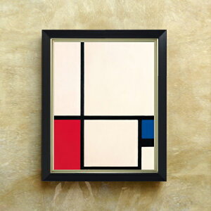 yG Mdグzs[gEhA Composition in Colours Composition No.1 with Red and Blue F6 yVvt[z G ̔ 6  ۉ 440×348mm  