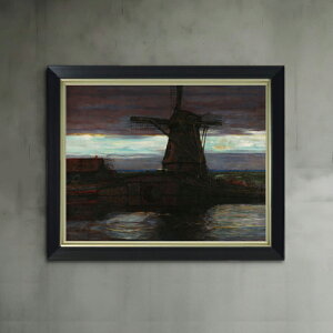 yG Mdグzs[gEhA Stammer Mill with Streaked Sky F6 yVvt[z G ̔ 6  ۉ 440×348mm   v[g Mtg JXj JƏj ސEj