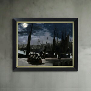 yG MdグzGhDA[E}l Clair de Lune sur le Port de Boulogne F6 yVvt[z G ̔ 6  i 440×348mm   v[g Mtg JXj JƏj ސE