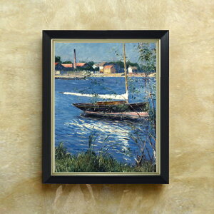 yG MdグzJC{bg Boat Moored on the Seine at Argenteuil F6 yVvt[z G ̔ 6  i 440×348mm   v[g Mtg JXj JƏj ސEj 