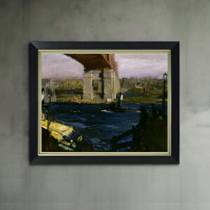 �y���G ���M�d�グ�z�W���[�W�E�x���[�Y Bridge, Blackwell�fs Island F6 �y�V���v���t���[���z �G�� �̔� 6�� ���� ���i�� 440×348mm ������ �������� �v���[���g �M�t�g �J�X�j�� �J�Əj�� �ސE�j�� 