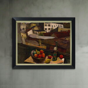 yG MdグzfBGSEx Knife and Fruit in Front of the Window F6 yVvt[z G ̔ 6  i 440×348mm   v[g Mtg JXj JƏj ސE