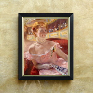 yG MdグzA[EJTbg Woman with a Pearl Necklace in a Loge F6 yVvt[z G ̔ 6  l 440×348mm   v[g Mtg JXj JƏj ސE