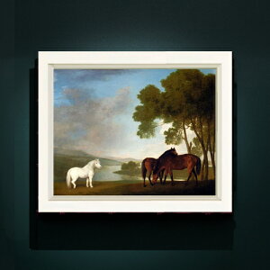 �y���G ���M�d�グ�z�X�^�b�v�X Two Bay Mares And A Grey Pony F6 �y�V���v���t���[���z �G�� �̔� 6�� ���� ���i�� 440×348mm ������ �������� �v���[���g �M�t�g �J�X�j�� �J�Əj�� �ސE�j�� �V�z�j�� 