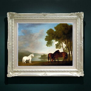 �y���G ���M�d�グ�z�X�^�b�v�X Two Bay Mares And A Grey Pony F6 �y�A�b�v�O���[�h�z���z �G�� �̔� 6�� ���� ���i�� 552×461mm ������ �������� �v���[���g �M�t�g �J�X�j�� �J�Əj�� �ސE�j�� �V�z�j
