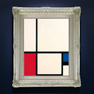�y���G ���M�d�グ�z�s�[�g�E�����h���A�� Composition in Colours Composition No.1 with Red and Blue F6 �y�A�b�v�O���[�h�z���z �G�� �̔� 6�� ���� ���ۉ� 552×461mm ������ ��������