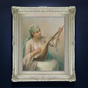 �y���G ���M�d�グ�z�t�@�E�X�g�]�i�� Woman Playing a String Instrument F6 �y�z����z �G�� �̔� 6�� ���� �l���� 552×461mm ������ �������� �v���[���g �M�t�g �J�X�j�� �J�Əj�� �ސE�j�� �V�z�j�� 