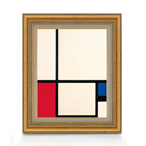 yG Mdグzs[gEhA Composition in Colours Composition No.1 with Red and Blue F6 yzz G ̔ 6  ۉ 556×465mm  