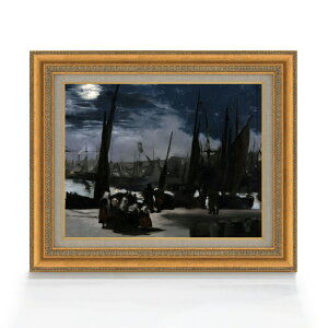 yG MdグzGhDA[E}l Clair de Lune sur le Port de Boulogne F6 yzz G ̔ 6  i 554×463mm   v[g Mtg JXj JƏj ސEj Vz