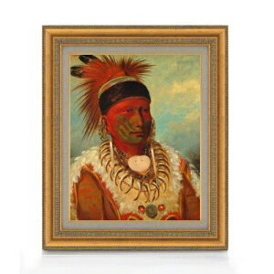 yG MdグzJg The White Cloud, Head Chief of the Iowas F6 yzz G ̔ 6  l 558×467mm   v[g Mtg JXj JƏj ސEj Vzj r