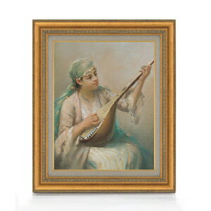 yG Mdグzt@EXg]i Woman Playing a String Instrument F6 yzz G ̔ 6  l 554×463mm   v[g Mtg JXj JƏj ސEj Vzj 
