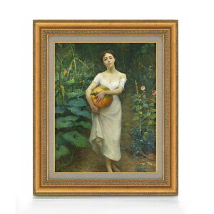 yG Mdグzt@EXg]i Young Girl Carrying a Pumpkin F6 yzz G ̔ 6  l 558×467mm   v[g Mtg JXj JƏj ސEj Vzj r