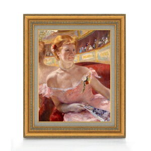 yG MdグzA[EJTbg Woman with a Pearl Necklace in a Loge F6 yzz G ̔ 6  l 554×463mm   v[g Mtg JXj JƏj ސEj Vz